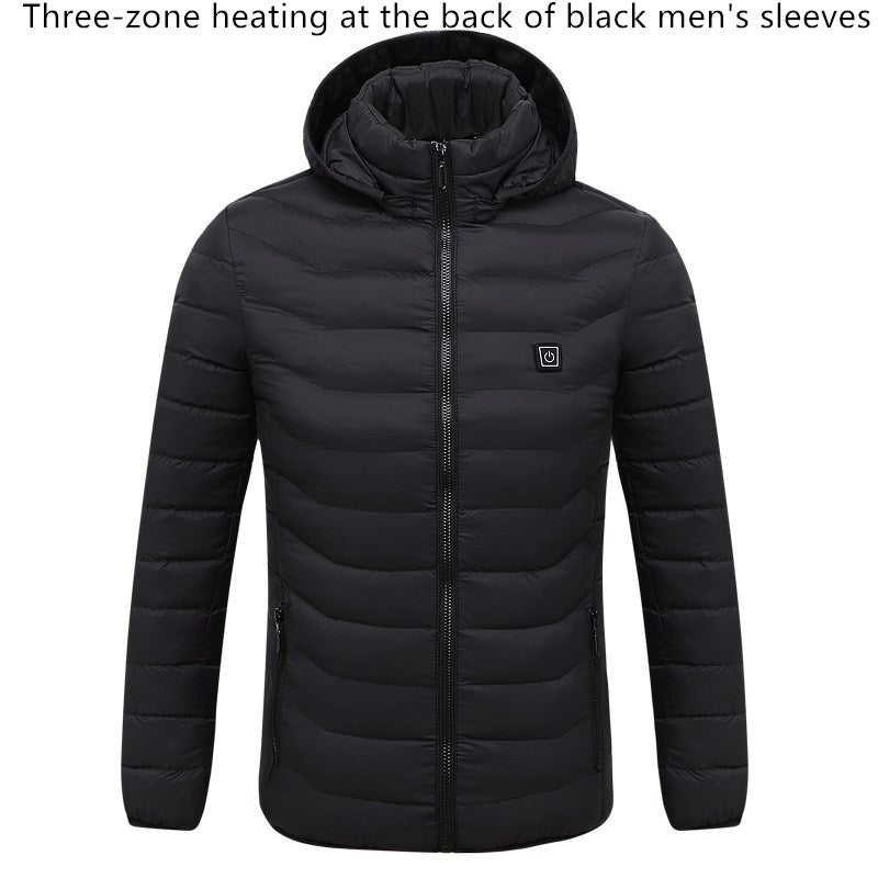 Smart heating cotton jacket USB electric heating jacket